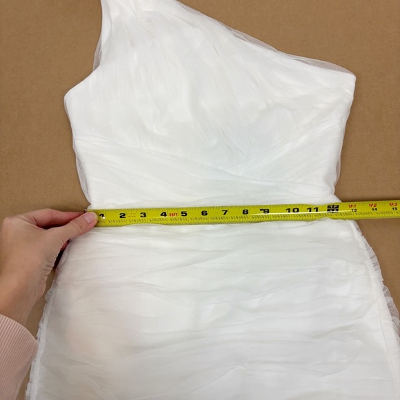 SAU LEE Sidney Dress in White Size 2 - Picture 11 of 13